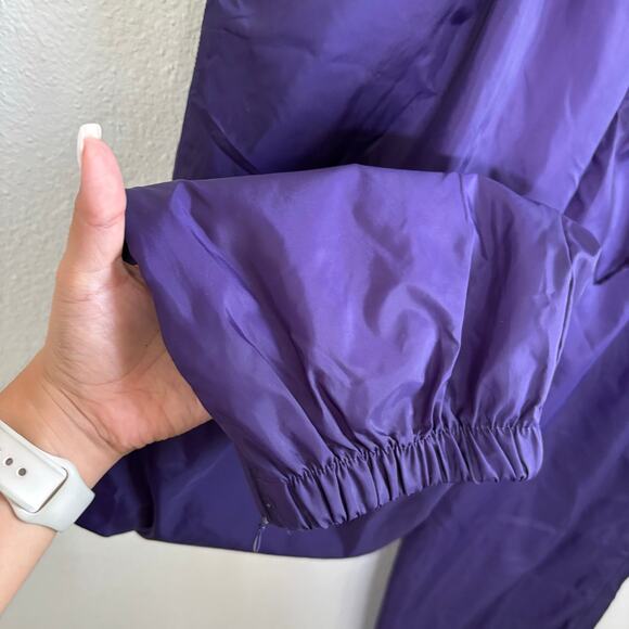 Vintage Adidas Purple Windbreaker Zipper Slit Jogger Pants Men's Size XL - Picture 9 of 12
